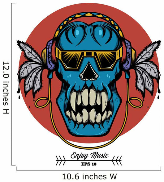 Enjoy Music Skull 