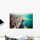 Chicago Skyline Aerial Wall Mural