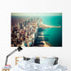 Chicago Skyline Aerial Wall Mural
