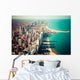 Chicago Skyline Aerial Wall Mural
