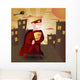 Superhero Wall Mural