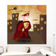Superhero Wall Mural