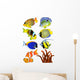 Exotic Fish Vector Illustartion Wall Decal