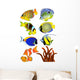 Exotic Fish Vector Illustartion Wall Decal