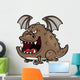 Vector illustration of Cartoon dragon Wall Decal