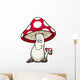 Vector illustration of Cartoon mushrooms 