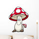 Vector illustration of Cartoon mushrooms 