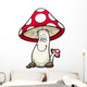 Vector illustration of Cartoon mushrooms 