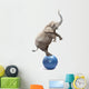 African Circus Elephant Balancing Wall Decal