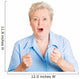 Anticipation. senior woman with surprised face expression Wall Decal