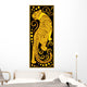 Stylized Chinese Horoscope Black Wall Decal