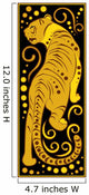 Stylized Chinese Horoscope Black Wall Decal