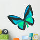 Beautiful Black and Blue Butterfly Wall Decal