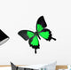 Beautiful Black and Green Butterfly Wall Decal
