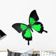 Beautiful Black and Green Butterfly Wall Decal