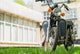 Moped-style E-bike Parked Grass Wall Decal
