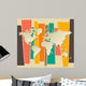 vector World map paper 3D retro background 