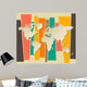 vector World map paper 3D retro background 