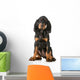 Black and Tan Coonhound Wall Decal