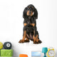 Black and Tan Coonhound Wall Decal