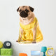 Female Pug Wall Decal