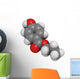 Propylparaben (E216) controversial preservative molecule. Wall Decal