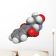 Thalidomide Teratogenic Drug Molecule Wall Decal