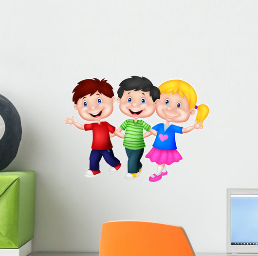Happy young children 