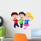 Happy young children 