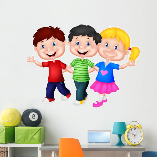 Happy young children 
