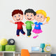 Happy young children 
