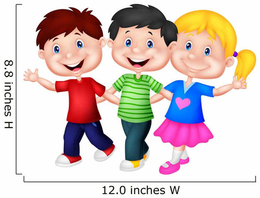 Happy young children 