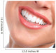 Laughing Woman Smile With Great Teeth Wall Decal