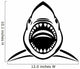 Angry shark tattoo 