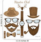 Vintage hipster club accessories Wall Decal