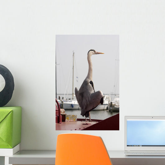 heron Wall Mural