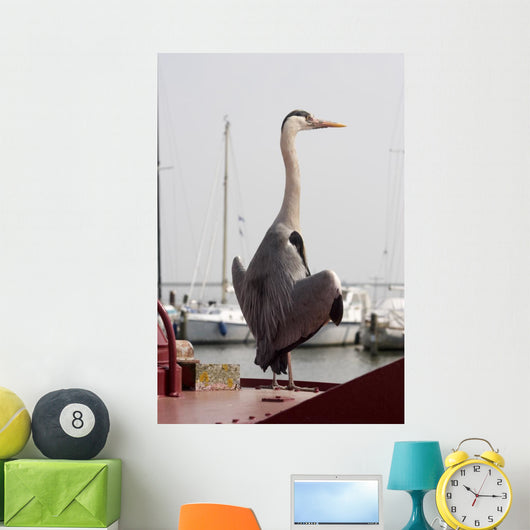 heron Wall Mural
