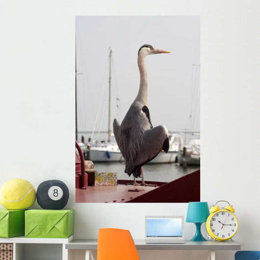 heron Wall Mural