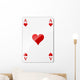 ace of hearts Wall Decal