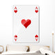 ace of hearts Wall Decal