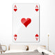 ace of hearts Wall Decal