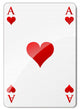 ace of hearts Wall Decal