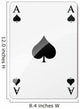 Ace of Spades Wall Decal