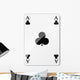 Ace of Clubs Wall Decal