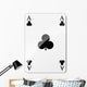 Ace of Clubs Wall Decal