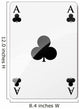 Ace of Clubs Wall Decal