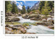 Waterfalls and mountains at Restonica in Corsica 
