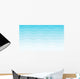 Abstract Blue Wave Wall Decal