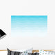 Abstract Blue Wave Wall Decal