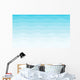 Abstract Blue Wave Wall Decal